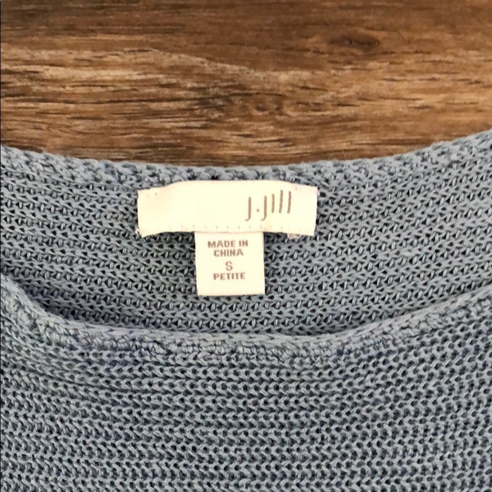 J Jill Oversized Short Sleeve hi-lo Sweater Size S - Picture 2 of 4
